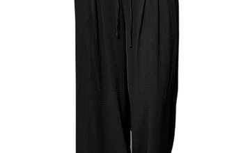 GRECIILOOKS High Waist Polycotton Trousers for Women