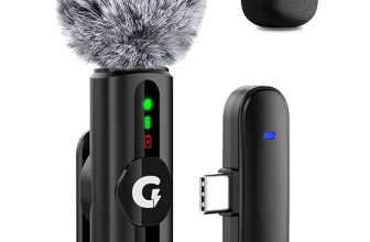 GRENARO Mic for YouTube Wireless, 3-Level Adjustable Noise Reduction Mic Wireless