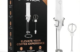 GetSetNova Milk Frother Rechargable Coffee Frother Milk & Beater