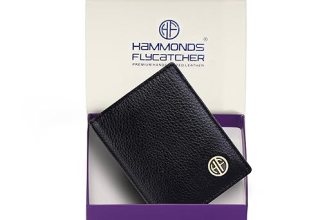 HAMMONDS FLYCATCHER Genuine Leather Card Holder Wallet for Man & Women