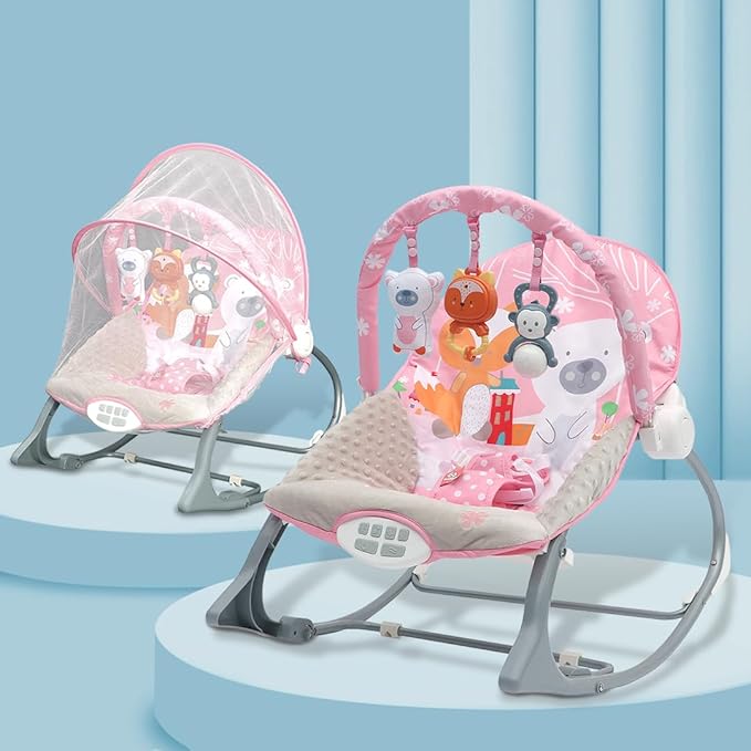 Latest Deal On INFANTSO Baby Rocker & Bouncer for 0 to 2 Years (Pink) - Dealsified
