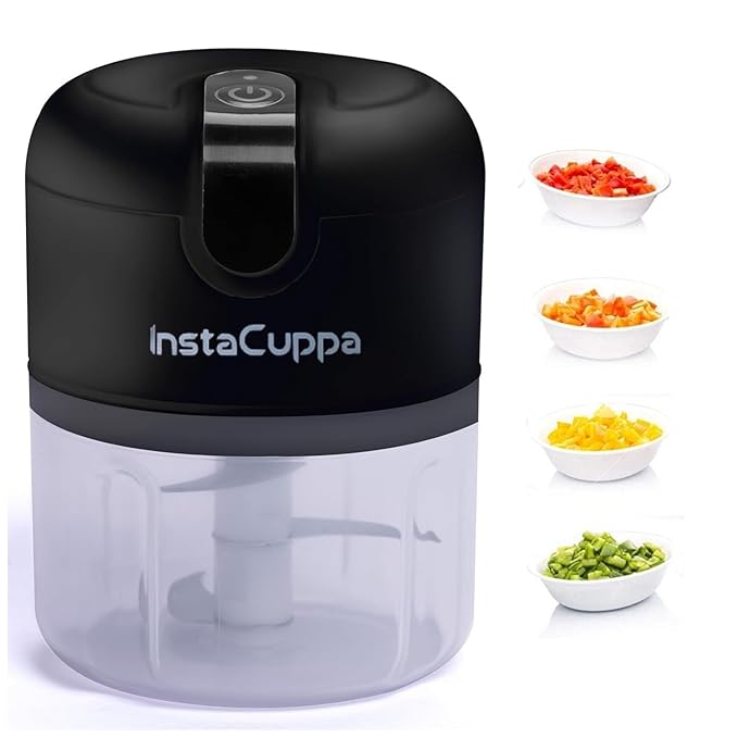 Latest Deal On InstaCuppa Rechargeable Mini Electric Chopper - Dealsified