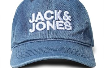 Jack & Jones Men’s Cotton Baseball Cap with Adjustable Back Closure