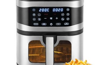 KENT Digital Air Fryer 8L | 1700W | Bake, Grill & Roast