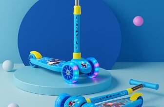 Kidsmate Rider Pro Kick Scooter with Broad PU LED Wheels