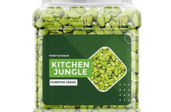 Kitchen Jungle Raw Natural Pumpkin Seeds Jumbo 1KG jar pack