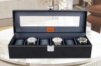 LEDO Watch Box Holder Organizer Case in 6 slots of Watches