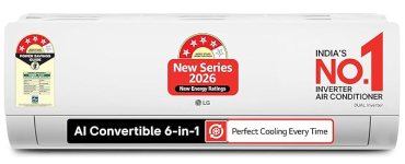 LG 1 Ton 4 Star,New star rated,DUAL Inverter Split AC