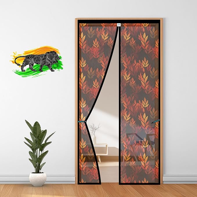 Latest Deal On LifeKrafts Polyester Magnetic Door Mosquito Net - Dealsified