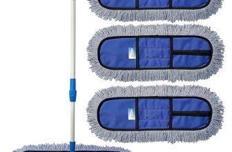 Livronic® Plastic Wet and Dry Cotton Floor Mop with 4Ft Long Handle with 360 Degree