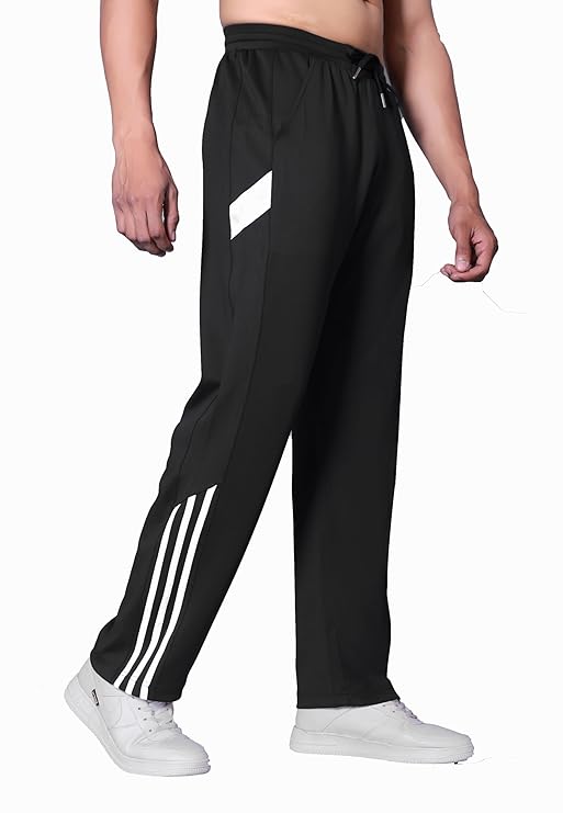 Latest Deal On Men's Striped Pattern Spandex Track Pant - Dealsified