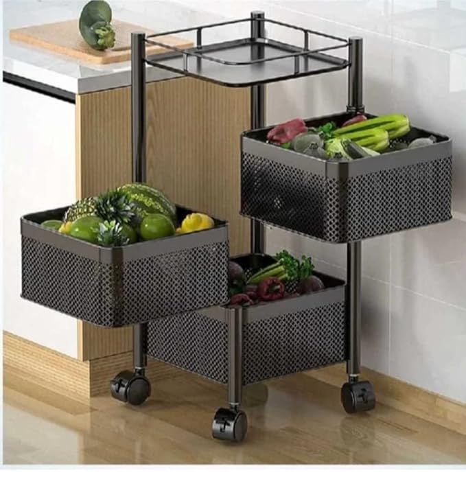 Latest Deal On Multi-Purpose Trolley Storage Organizer and Kitchen Accessories - Dealsified