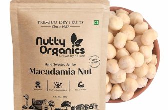NUTTY ORGANICS Macadamia Nuts – 250 GM