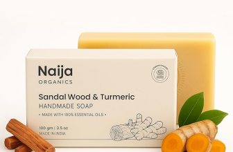Naija Organics Sandalwood & Turmeric Natural Bath Soap