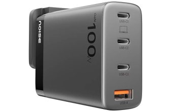 Noise GaN Charger 100W: 4 Ports (3 USB-C & 1 USB-A)