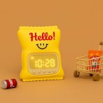 One94Store Hello Digital Alarm Clock with LED Display & Night Light