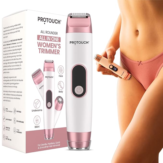 Latest Deal On PROTOUCH All Rounder All-in-1 Women’s Trimmer & Epilator for Face - Dealsified