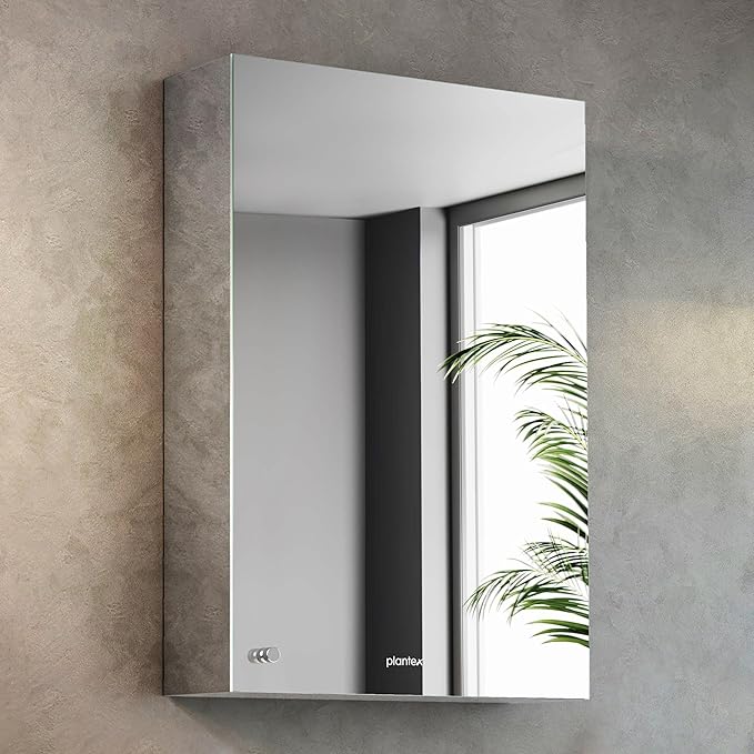 Latest Deal On Plantex Bathroom Mirror Cabinet/304 Stainless Steel Bathroom Cabinet - Dealsified
