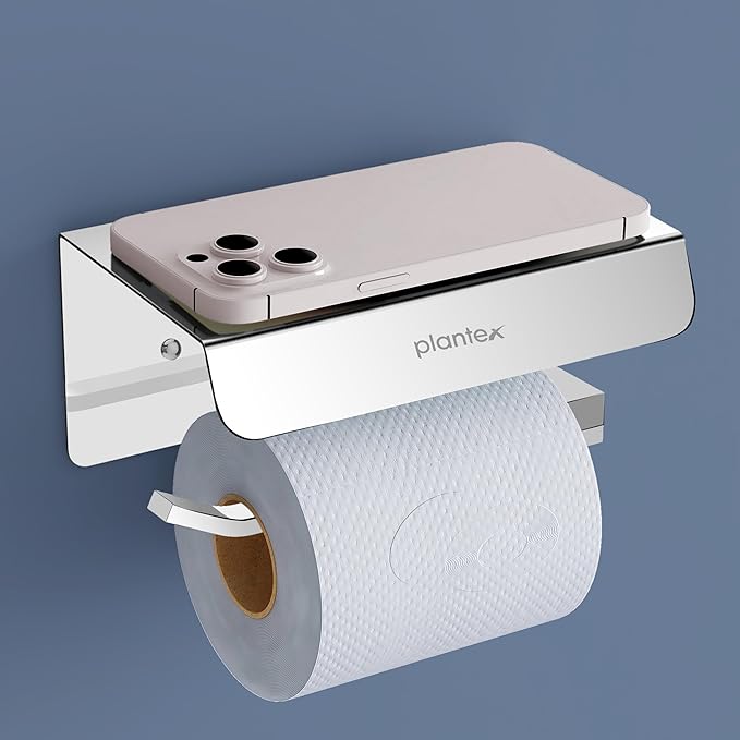 Latest Deal On Plantex Platinum Stainless Steel 304 Grade Toilet Paper Holder - Dealsified