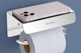 Plantex Platinum Stainless Steel 304 Grade Toilet Paper Holder