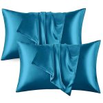 RAGGLE Set of 2 Satin Silk Pillowcase for Hair and Skin Standard Size