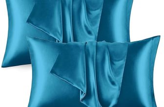 RAGGLE Set of 2 Satin Silk Pillowcase for Hair and Skin Standard Size