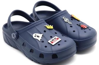 Red Tape Kids Buckle Clogs