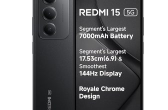 Redmi 15 5G Midnight Black 8GB + 256GB