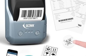 SEZNIK DEV Bluetooth Thermal Label + Receipt Printer for Business