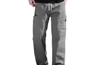 SMOWKLY Men’s Cotton Cargo Pants