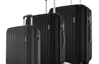 Safari Genius Alley Set of 3 (Cabin + Medium + Large) Trolley Bags