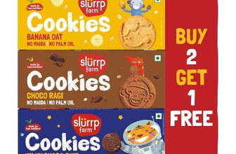 Slurrp Farm No Maida No Refined Sugar Assorted Pack of Cookies