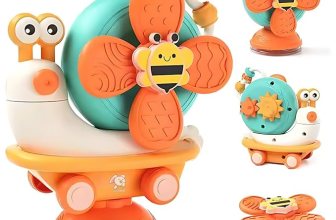 Storio 5-in-1 Baby Suction Spinner Toy