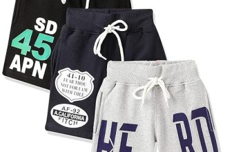 T2F Boys Cotton Printed Shorts with Two Side Pockets (Pack of 3)