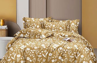 THE HOME STYLE Cotton Feel Glace Cotton Elastic Fitted Printed Queen Size Double Bed Bedsheet with 2 Pillow Cover