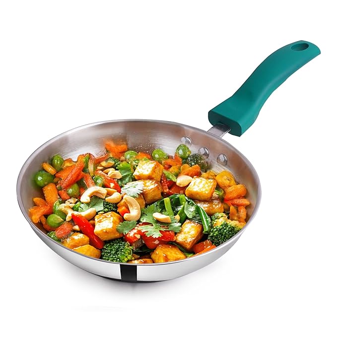 Latest Deal On The Indus Valley Stainless Steel Fry Pan - Dealsified