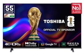 Toshiba 139 cm (55 inches) C350NP Series 4K Ultra HD Smart LED Google TV