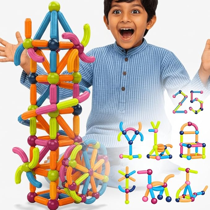 Latest Deal On Toy Imagine Magnetic Building Blocks for Kids - Dealsified