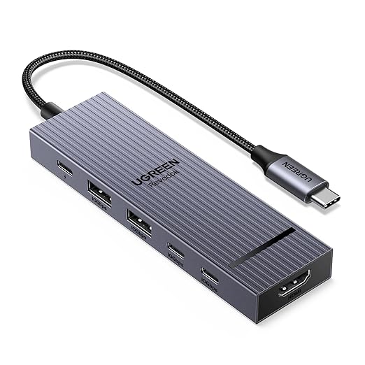 Latest Deal On UGREEN USB C Hub 10Gbps, Revodok Pro 6-in-1 Multiport Adapter - Dealsified