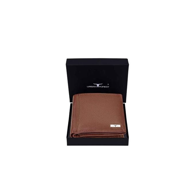 Latest Deal On Urban Forest Oliver Redwood Light Brown Leather Wallet for Men - Dealsified