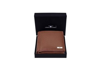 Urban Forest Oliver Redwood Light Brown Leather Wallet for Men