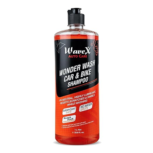 Latest Deal On Wavex Wonder Wash Car Shampoo (1L) | Luxurious Car Wash Shampoo - Dealsified