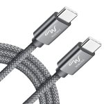 Wayona Type C to Type C Fast Charging Cable 65W Braided USB C to C for iPhone