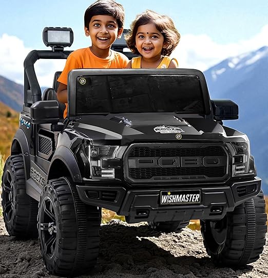 Latest Deal On Wish Master 4x4 Off-Road Electric Ride-On Jeep for Kids - Dealsified