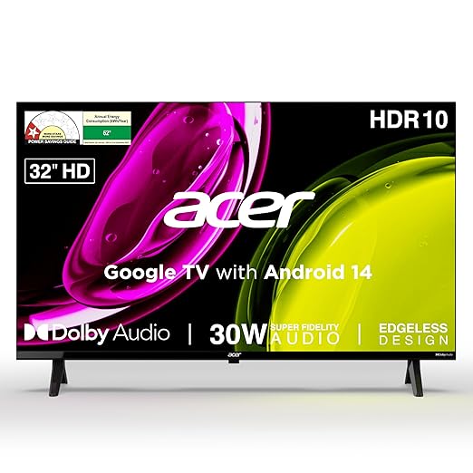 Latest Deal On acer 80 cm (32 inches) Ultra I Series HD Smart LED Google TV - Dealsified