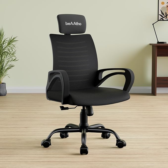 Latest Deal On beAAtho® Verona Mesh High Back Ergonomic Home Office Chair - Dealsified
