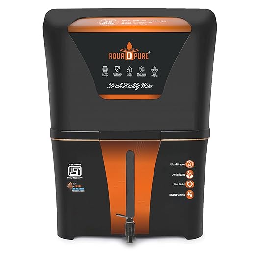 Latest Deal On AQUA D PURE Alkaline RO Water Purifier 12L RO+UV+UF+TDS - Dealsified