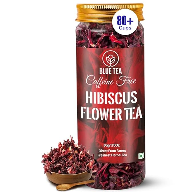 Latest Deal On BLUE TEA - Hibiscus Tea - 50 gm - Dealsified