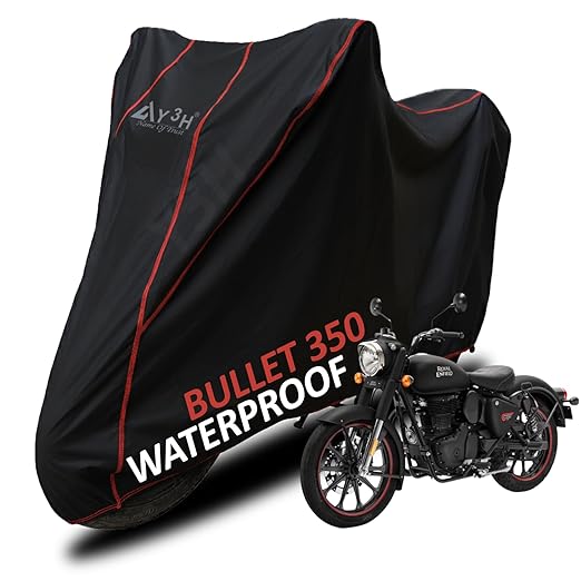 Latest Deal On Bike Body Cover Compatible with Bullet 350 Cc Full Body Cover - Dealsified