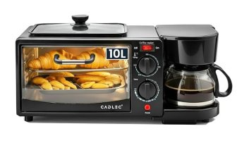 Cadlec MultiChef Pro 3 in 1 Breakfast Maker With Oven Toaster Griller, Coffee Maker, Frying Pan